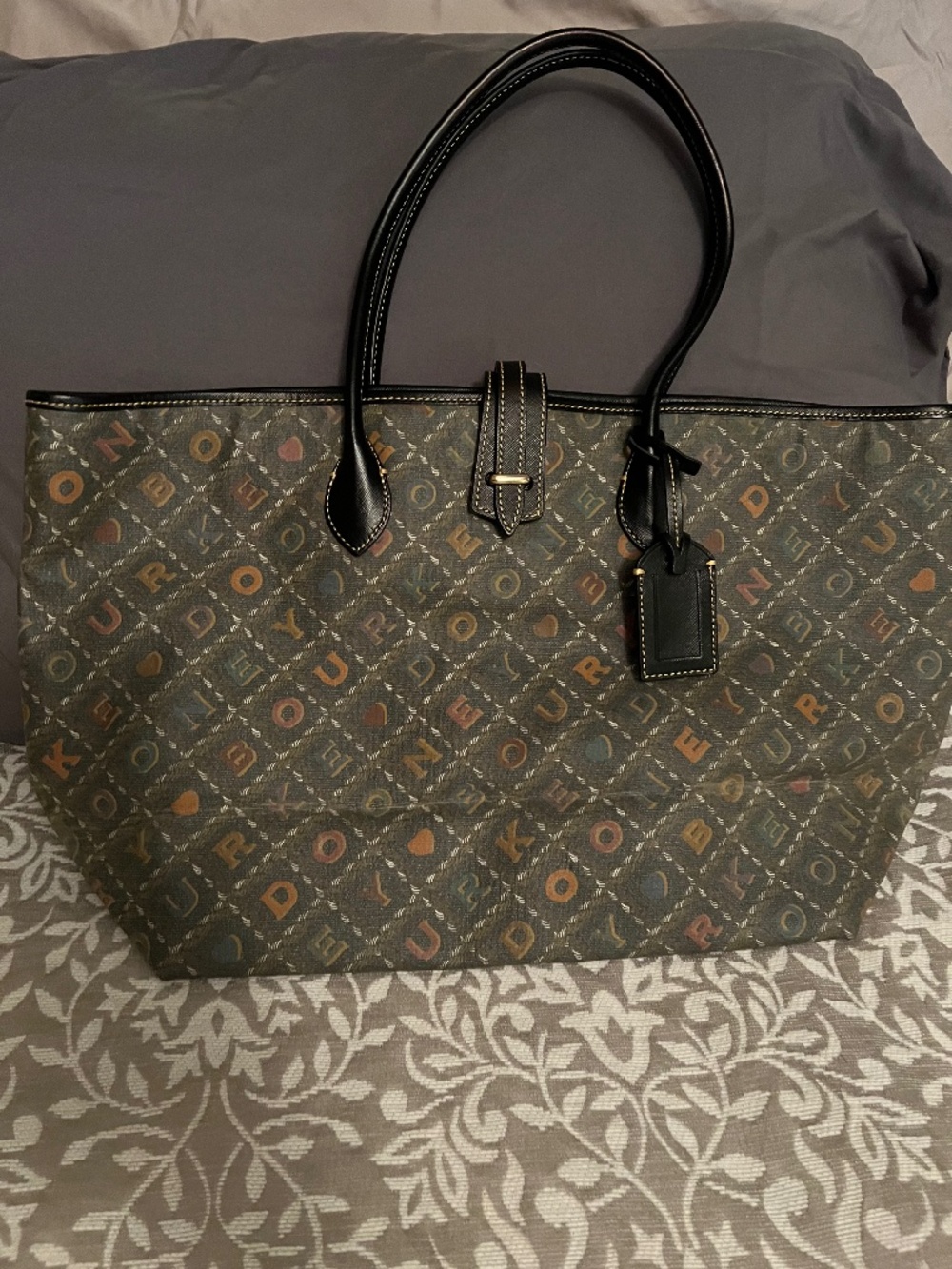 Dooney&Bourke Vintage Black with Multiple Colors